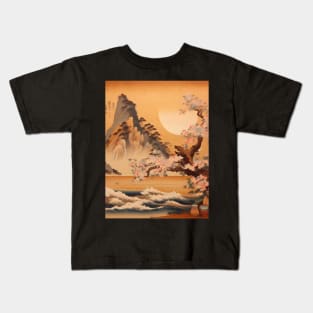 Japanese Art: Exploring Ancient Beauty and Modern Expression Kids T-Shirt